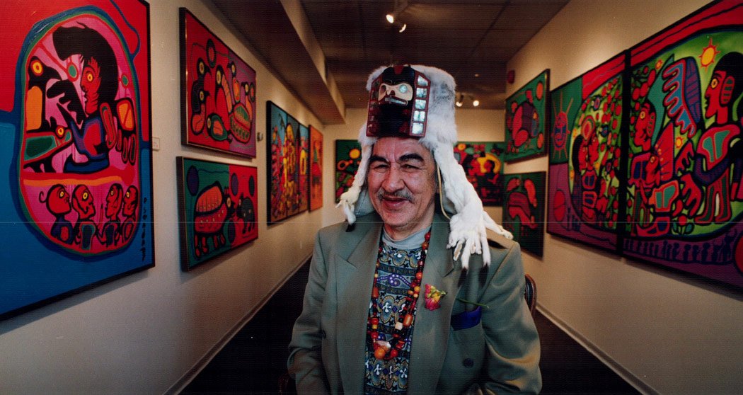 The Grand Shaman of the Anishinaabe, Norval Morrisseau - Copper Thunderbird
